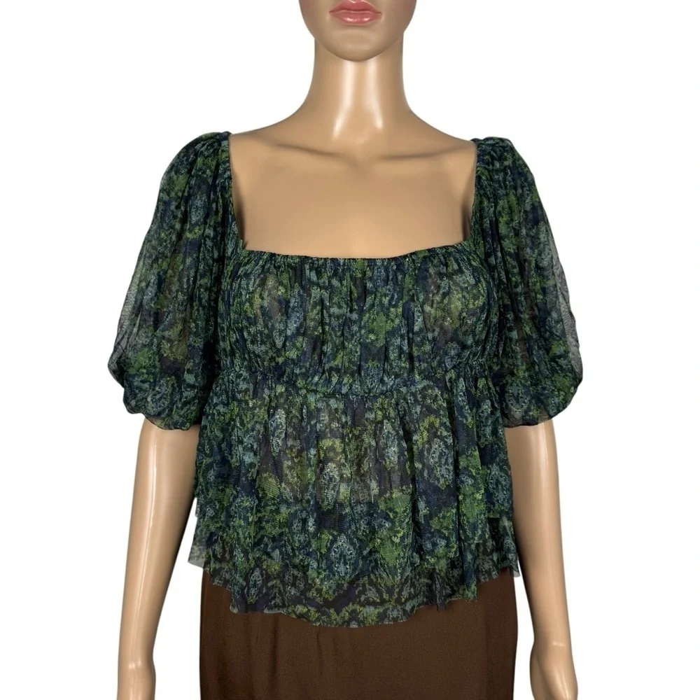 NWT New Free People Penelope Blouse Size L
